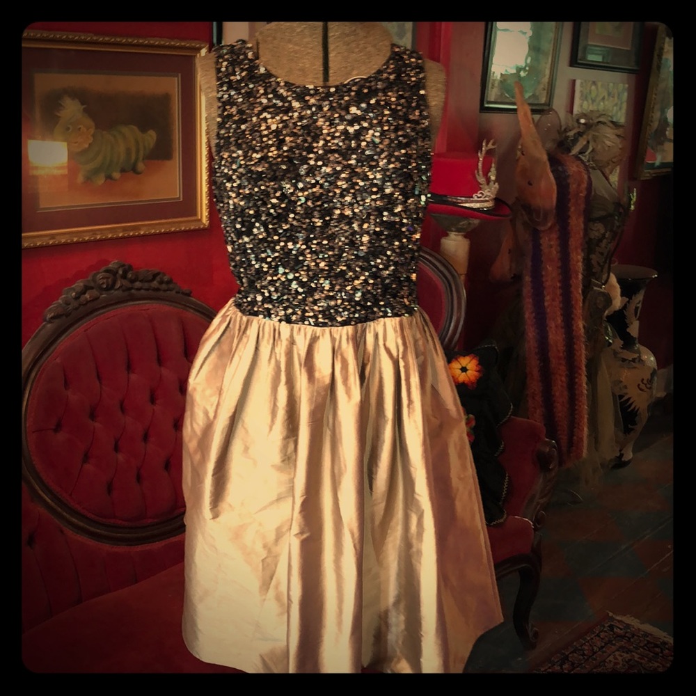 Gorgeous taffeta dress with beaded bodice!!!!